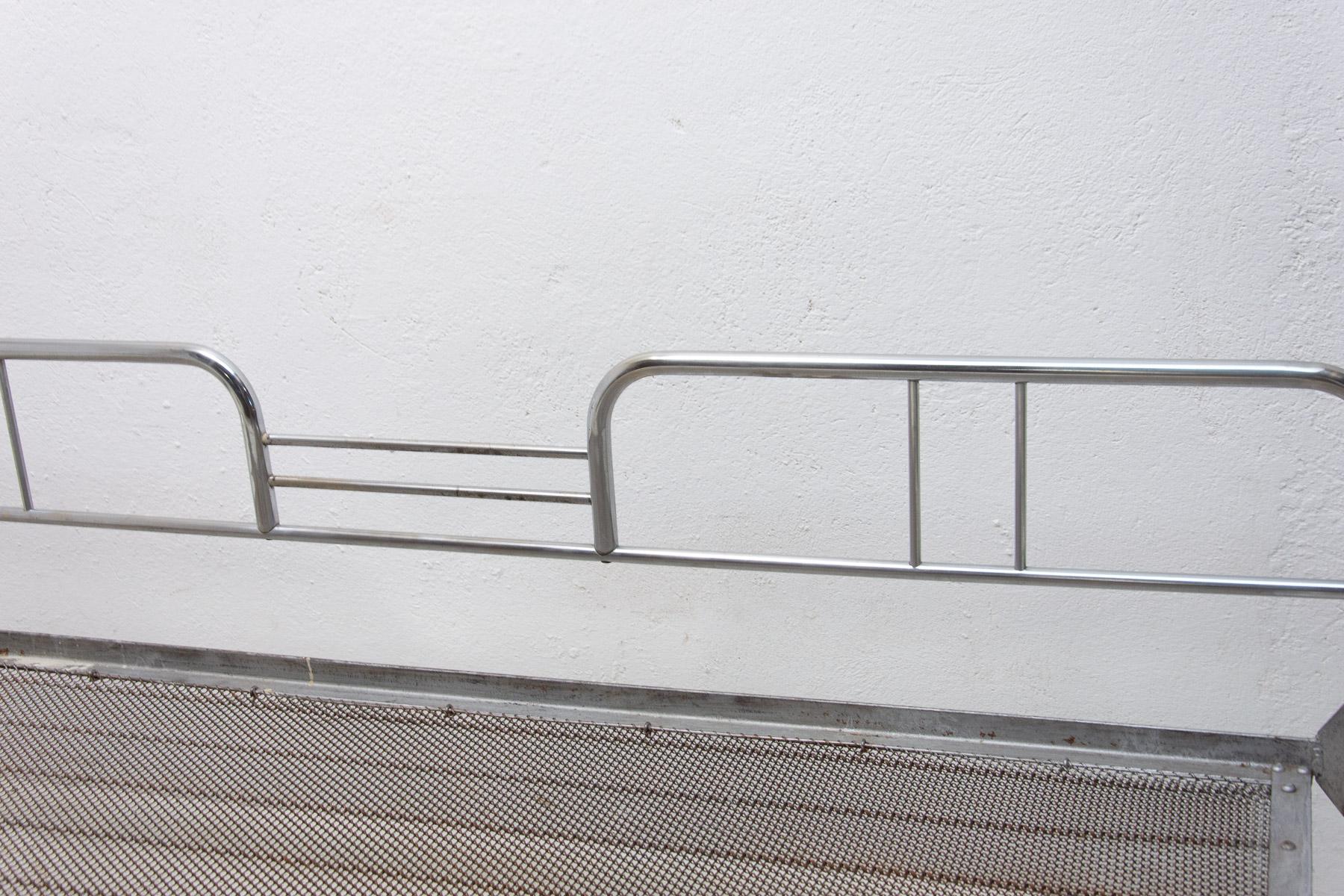Czech Chromed Bauhaus Sofa, 1930's, Bohemia