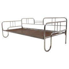 Chromed Bauhaus Sofa, 1930's, Bohemia