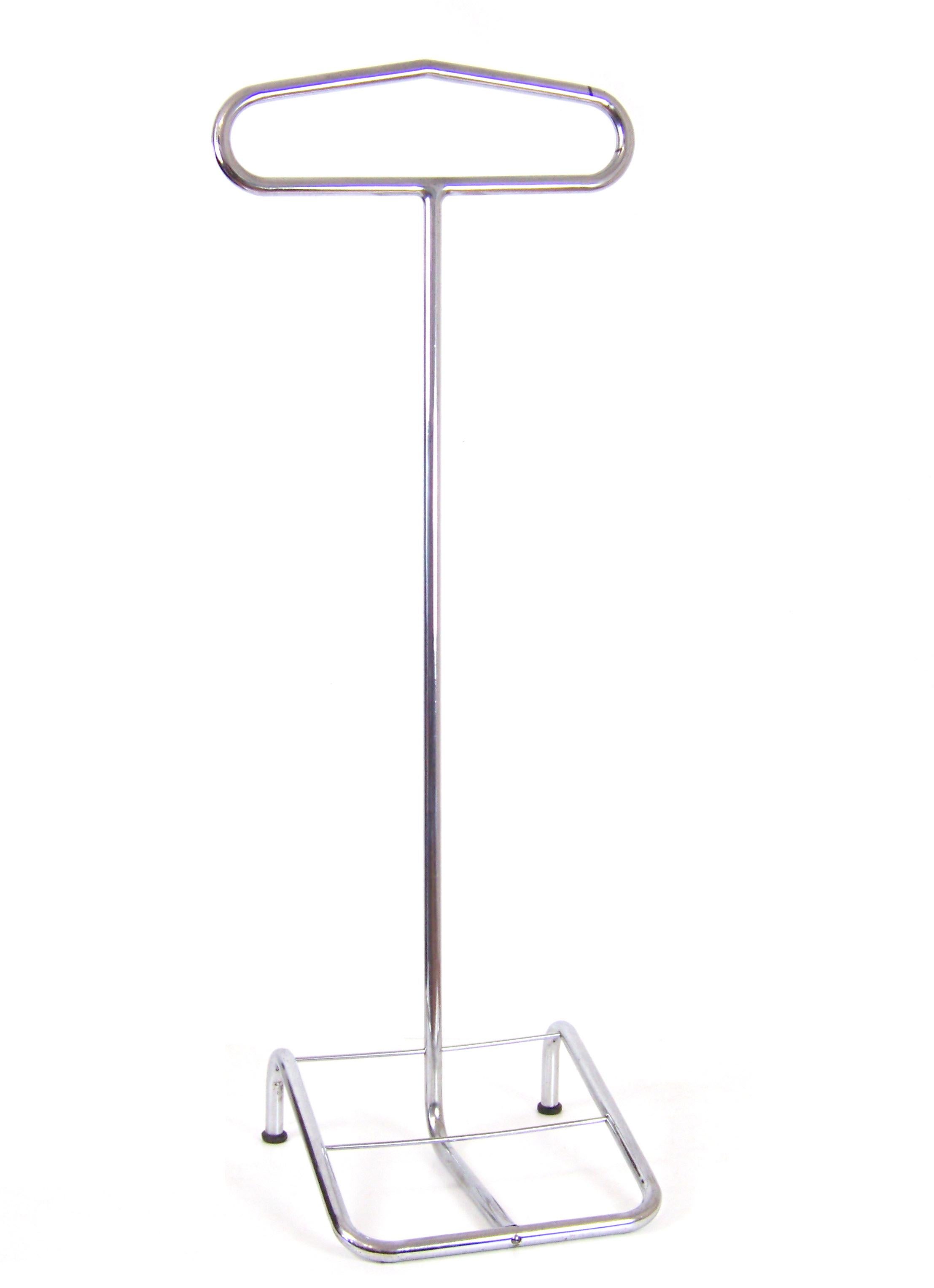 20th Century Chromed Clothes Valet Stand, Dressboy by Vichr, circa 1930