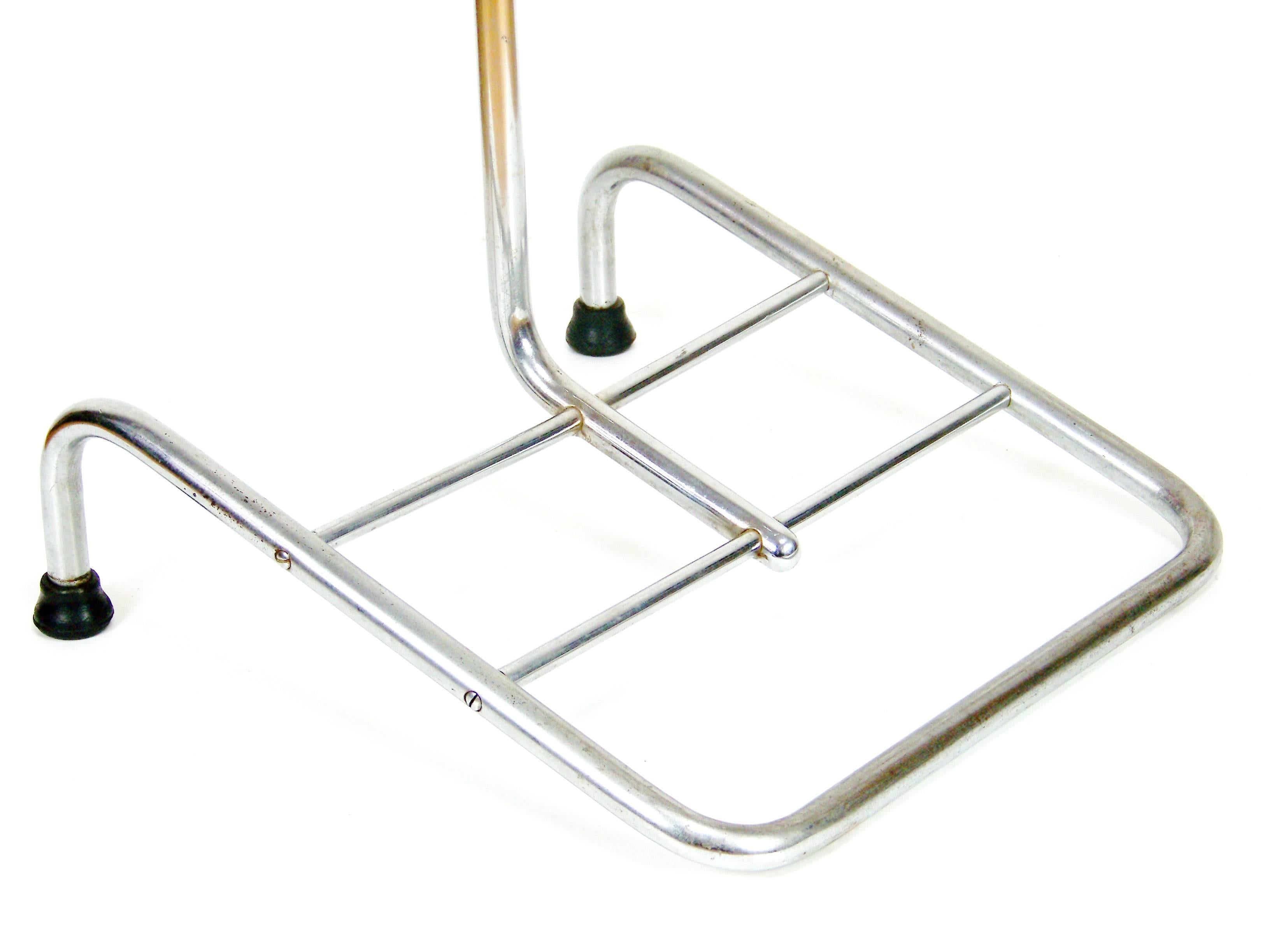 Czech Chromed Clothes Valet Stand, Dressboy, V17 by Slezák, circa 1930