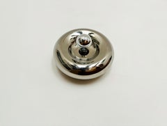 Verchromte Donut-förmige bündige lampe von Luci Cinisello Milano