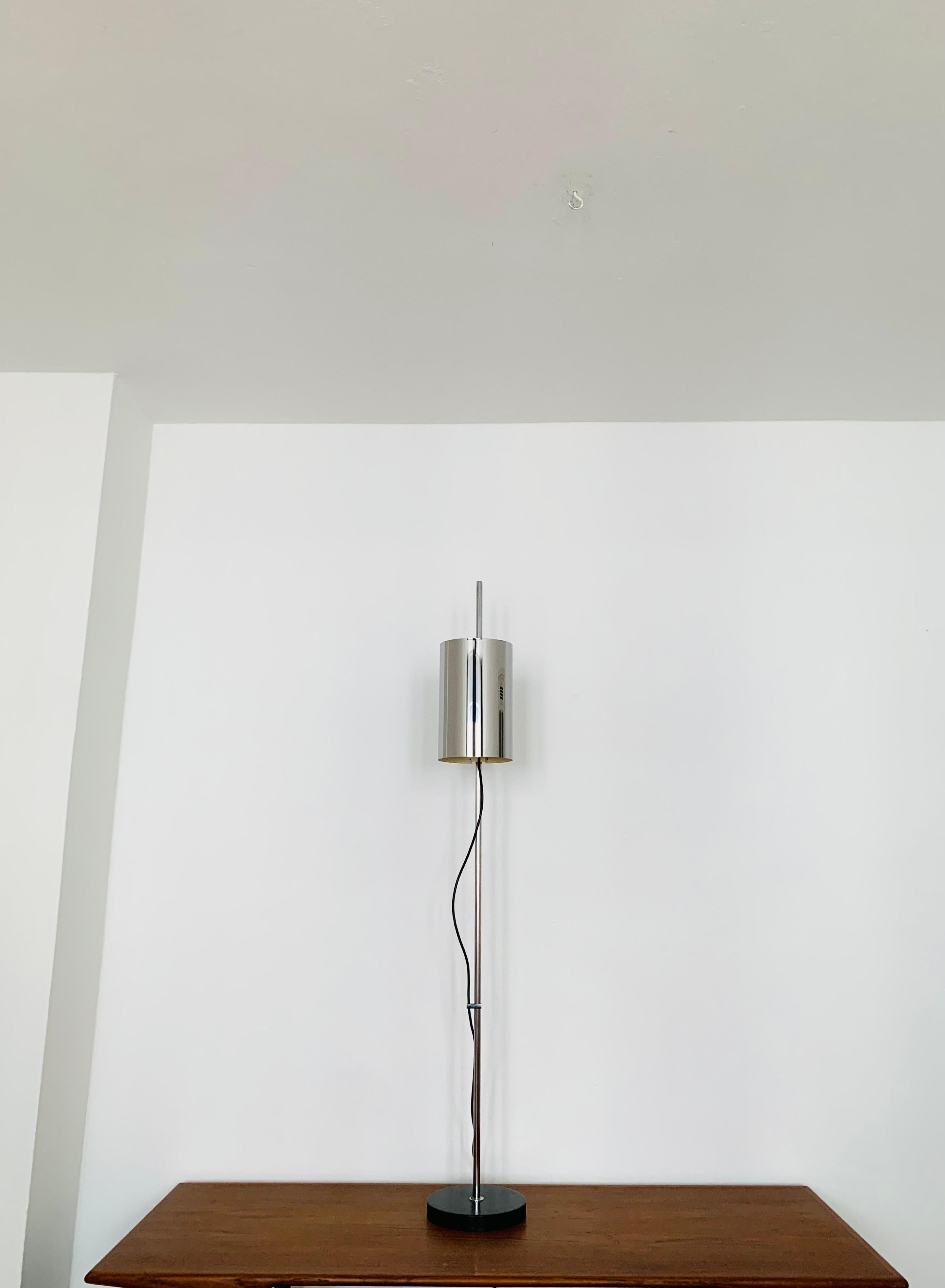 Scandinavian Modern Chromed floor lamp by Raak For Sale