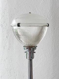 Chromed Floor Lamp from the 1960s, Made in Italy, Mid-Century Modern Era