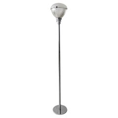 Vintage Chromed Floor Lamp from the 1960s, Made in Italy, Mid-Century Modern Era