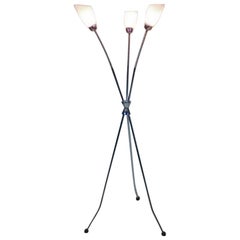 Vintage Chromed Floor Lamp Type 101 Lidokov, Czechoslovakia, 1960s