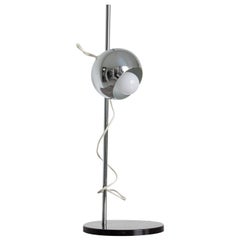 Chromed Magnetic Head Reggiani Table Lamp