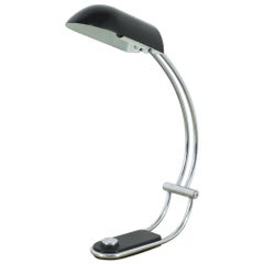 Chromed Metal Desk Lamp by Egon Hillebrand, 1970s Chromed Metal Desk Lamp by Egon Hillebrand, 1970s