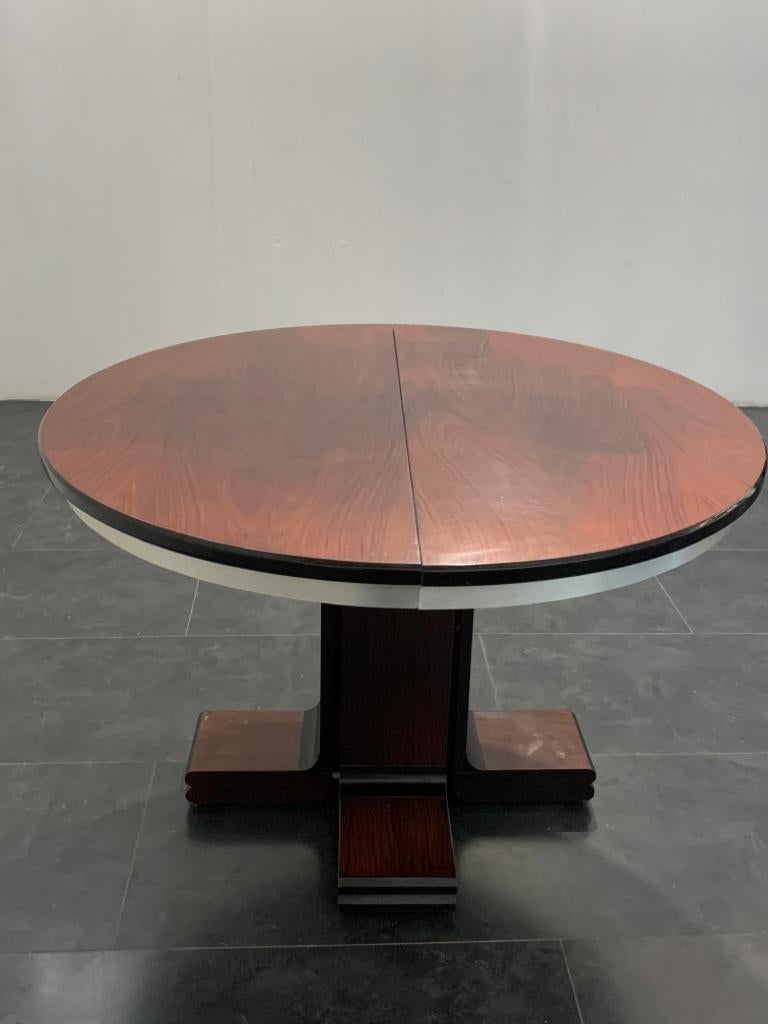 Dimensions: height 80 diameter x 120 cm., Extend length 36 - becomes 156 x 120.