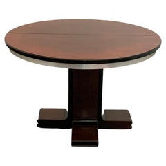 Chromed Metal Extendable Table, 1970s