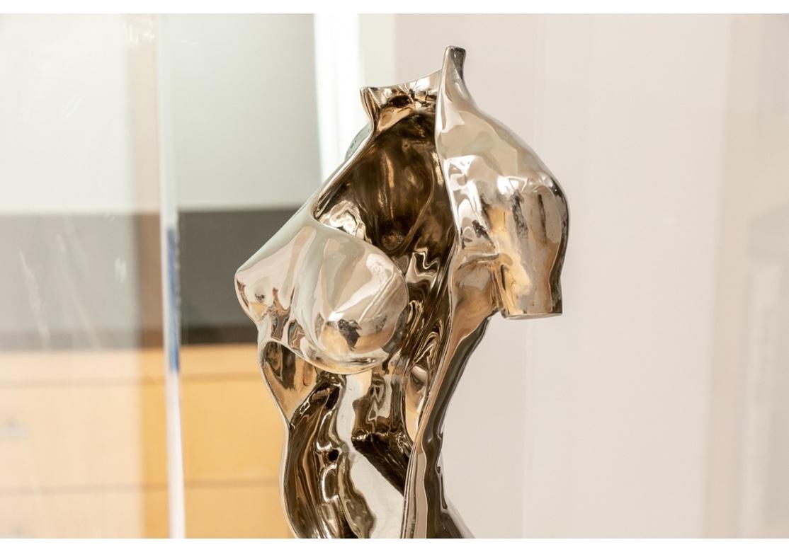 20th Century Chromed Metal Sculpture in the Manner of Ernest Trova