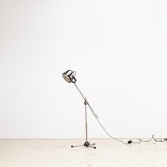 Chromed Metal Swiveling Stand Lamp BY GAE AULENTI & LIVIO CASTIGLIONI , STILNOVO