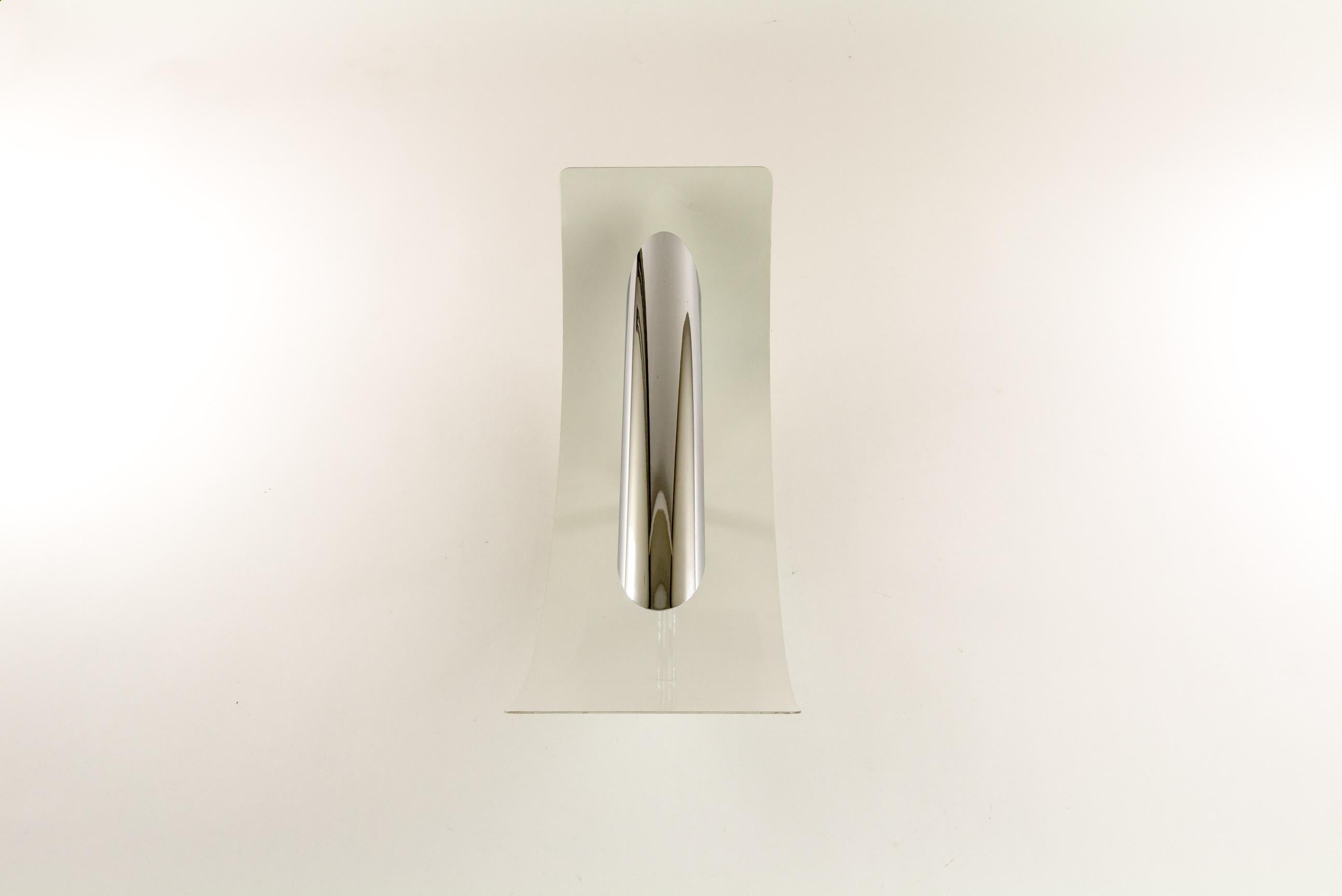 Mid-Century Modern Chromed Metal Wall Lamp by Goffredo Reggiani for Reggiani, 1970s