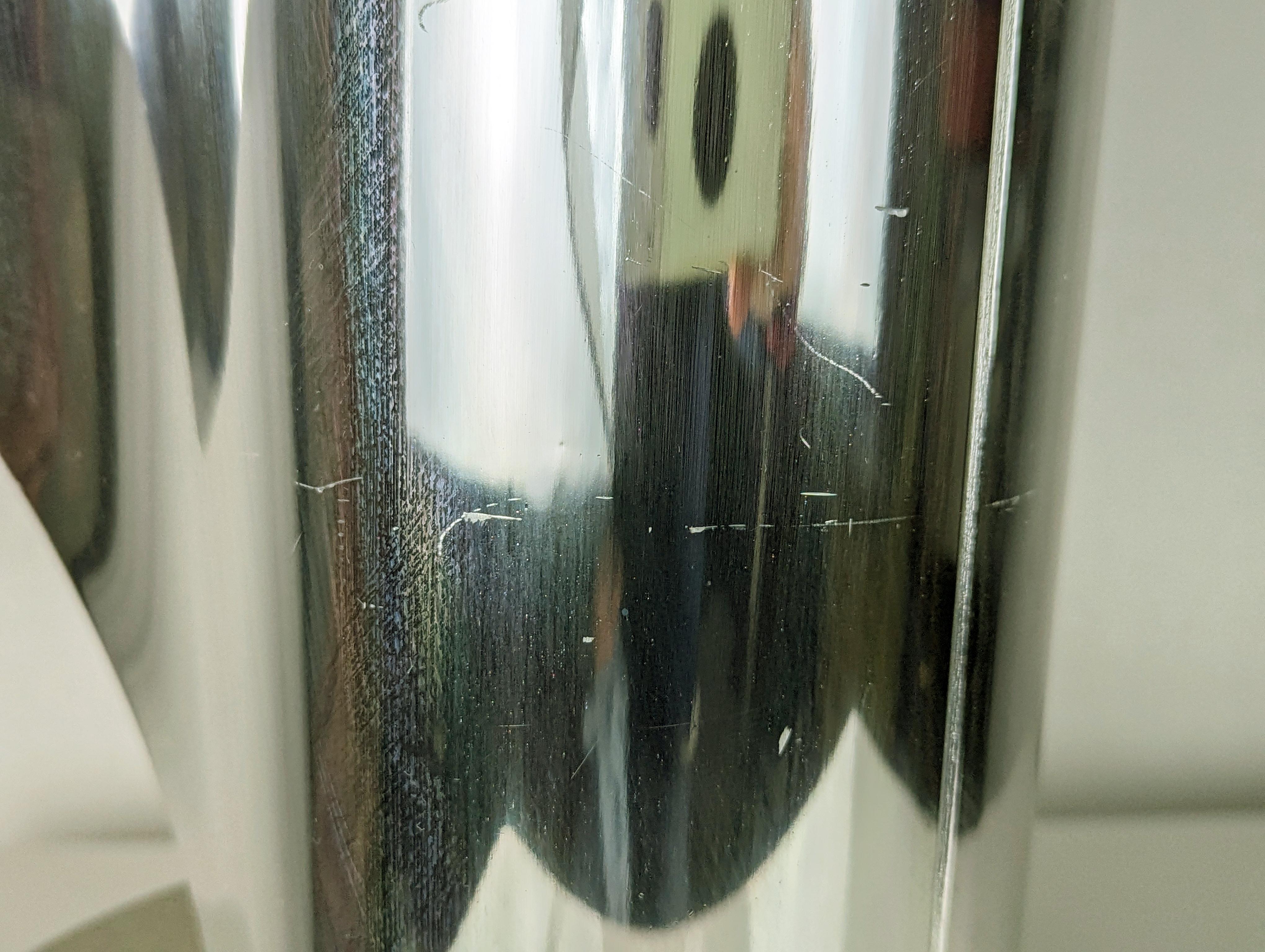 Lampe de table Spinnaker en métal chromé et peint par Corsini & Wiskemann pour Stilnovo en vente 8