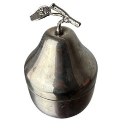 Chromed Pear shape Ice Bucket, Italy, 1970s