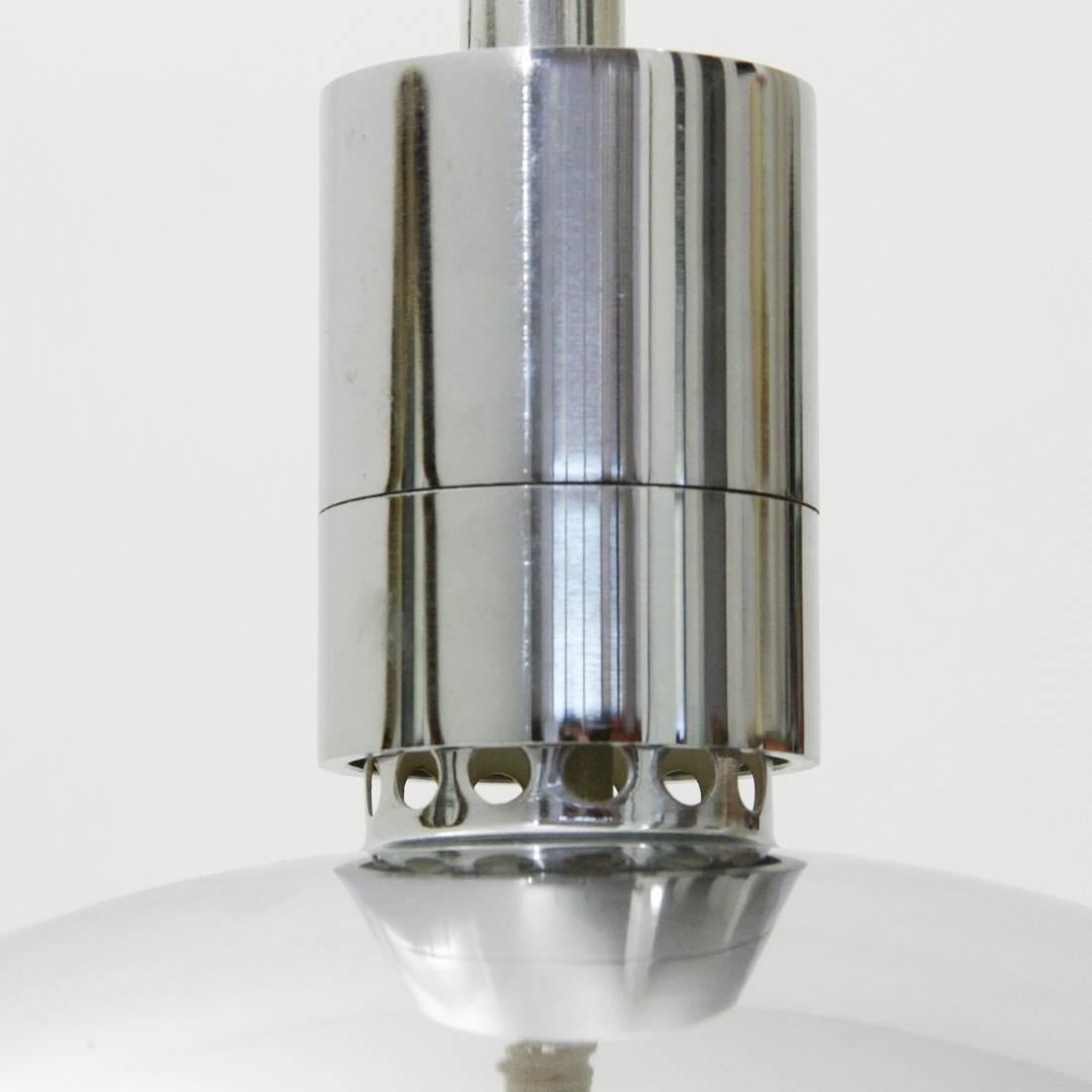 Chromed Pendant Lamp Model AM-AS, Franco Albini for Sirrah, 1960s 1