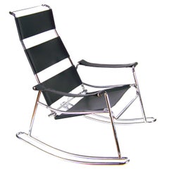 Chromed Rocking Chair, circa 2000