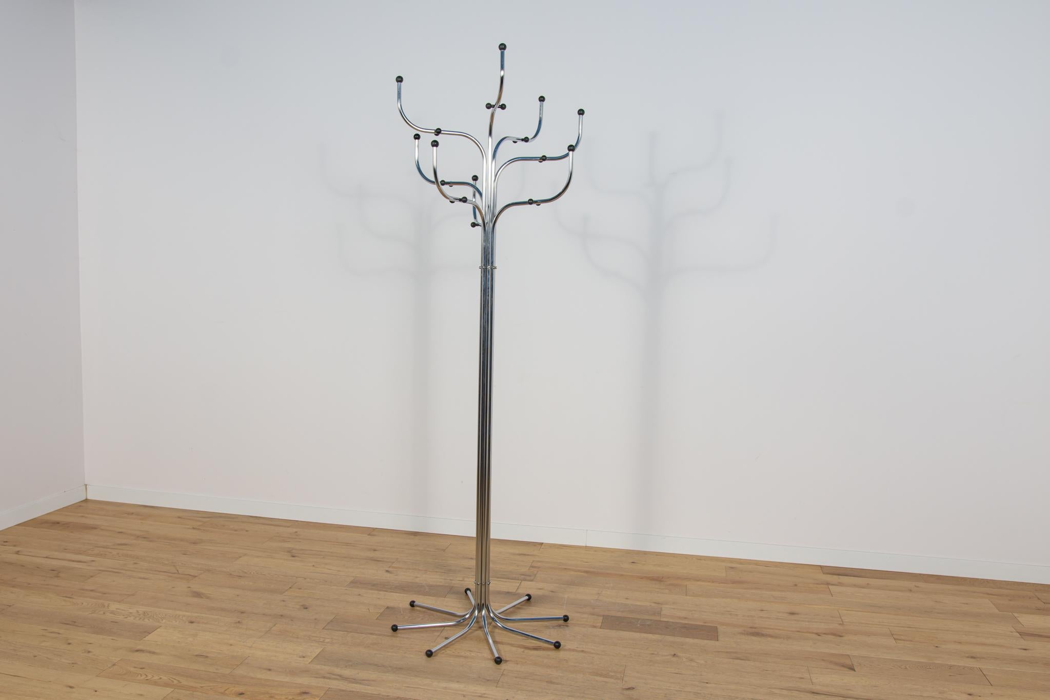 Mid-Century moderno Appendiabiti in acciaio cromato di Sidse Werner per Fritz Hansen, Danimarca, anni '70 in vendita