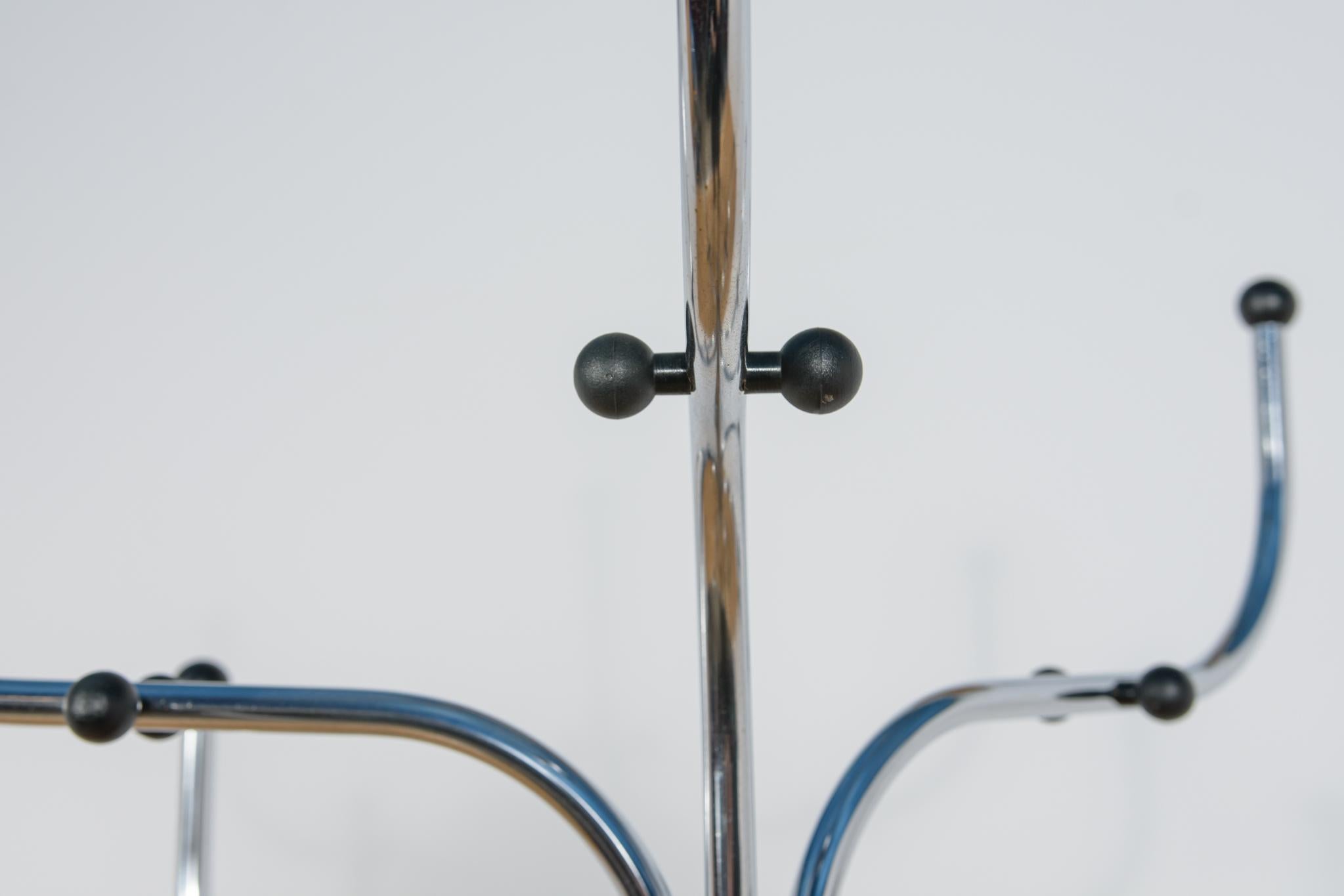 Appendiabiti in acciaio cromato di Sidse Werner per Fritz Hansen, Danimarca, anni '70 in vendita 1