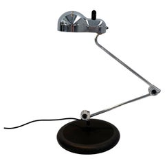 Chromed Topo Desk Lamp by Joe Colombo for Stilnovo, 1970s