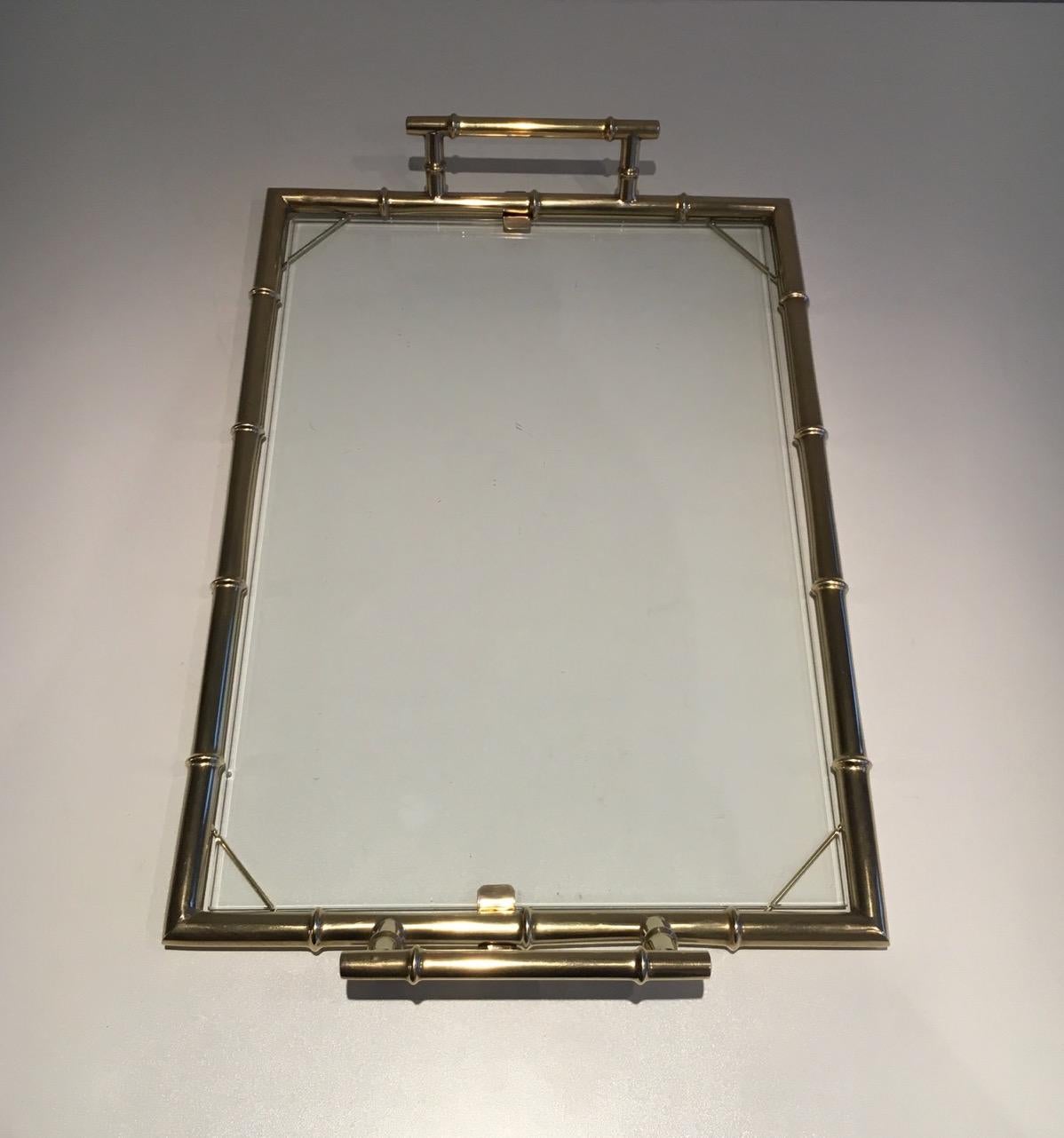 Mid-Century Modern Chromed Tray, circa 1970