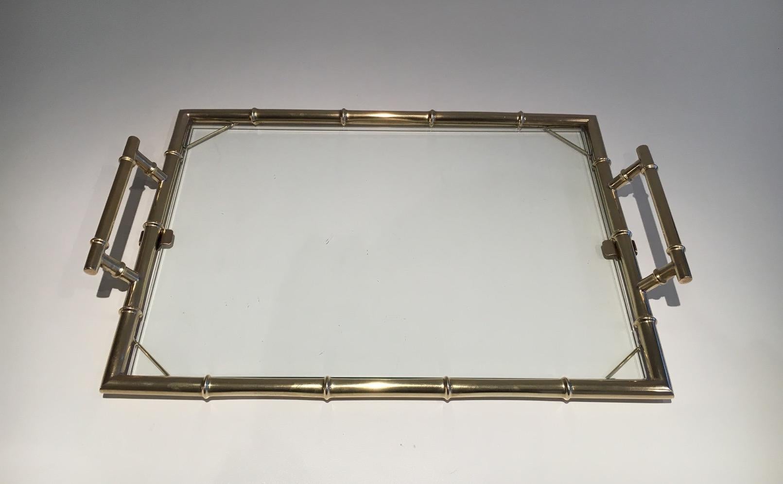 French Chromed Tray, circa 1970