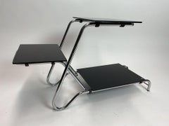 Jardinera tubular cromada de Emile Guyot