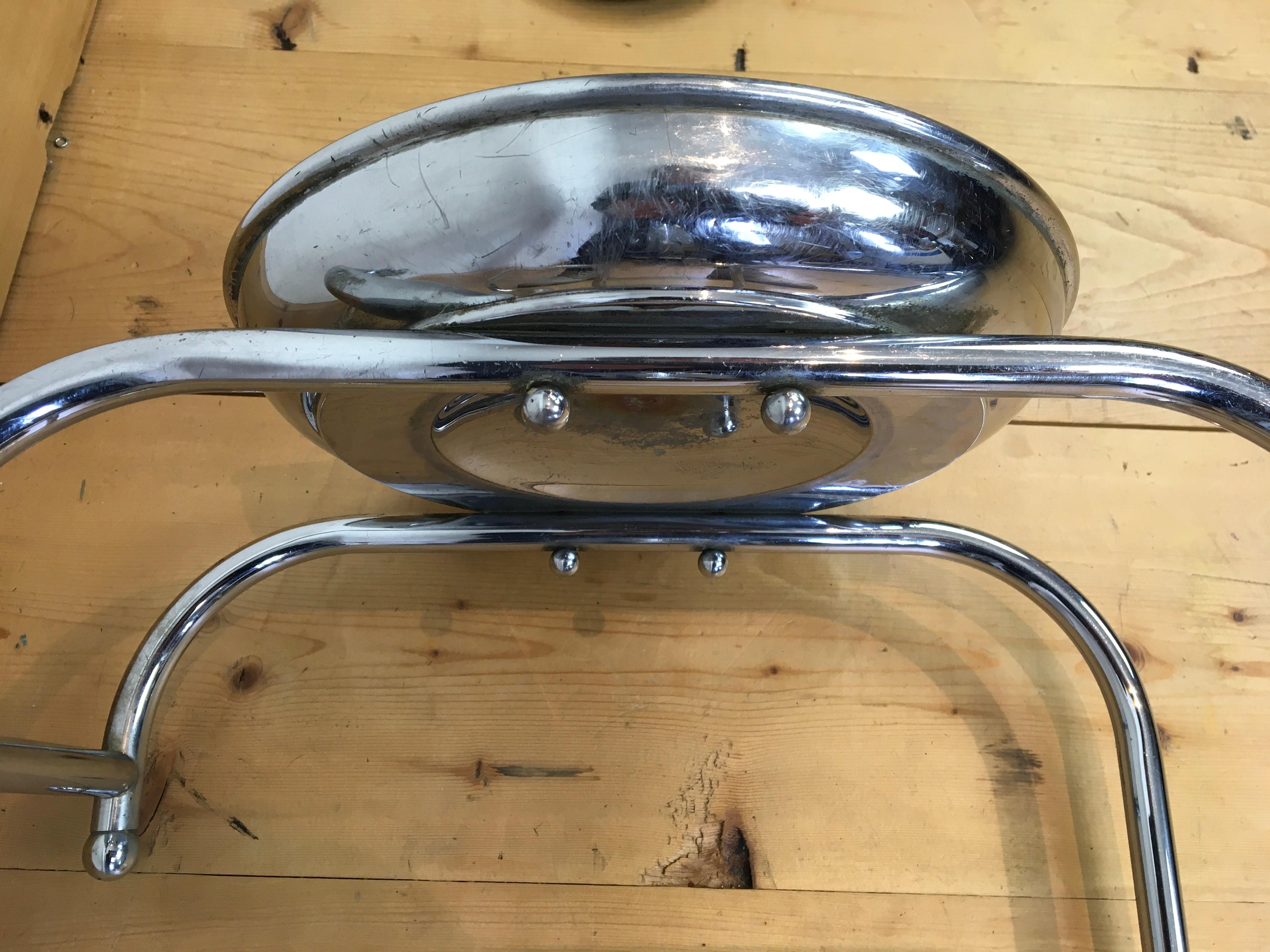 Chromed Umbrella Stand by Demeyere Belgium For Sale 6