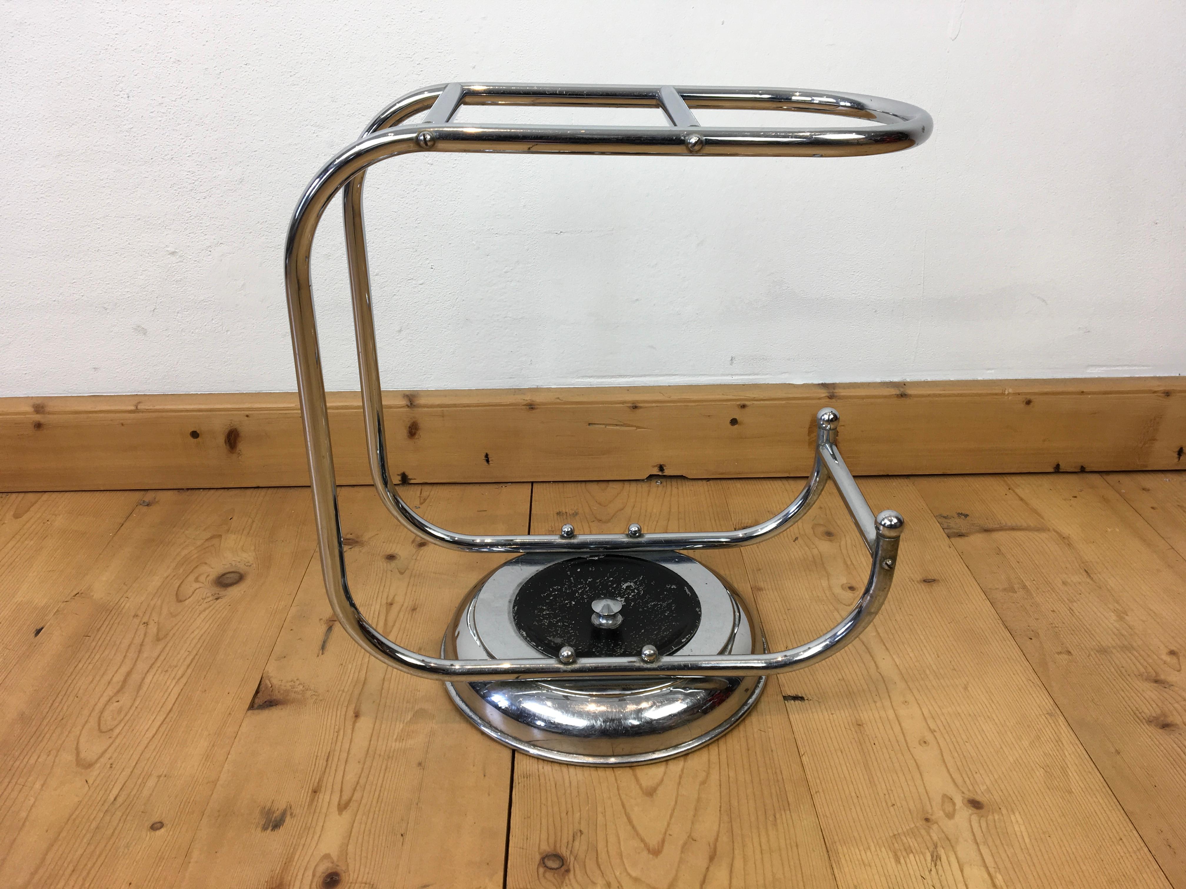 Chromed Umbrella Stand by Demeyere Belgium For Sale 7