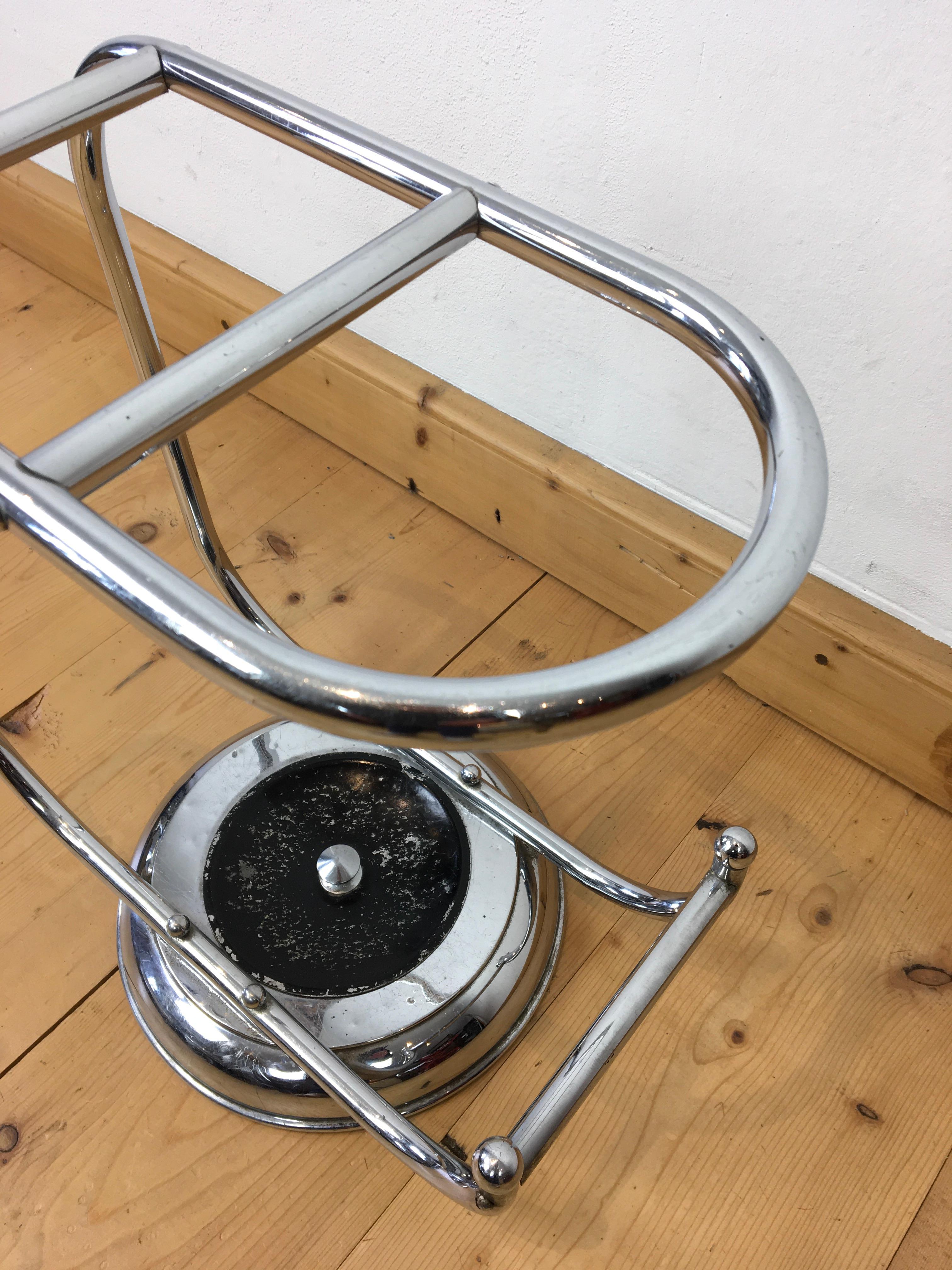 Chromed Umbrella Stand by Demeyere Belgium For Sale 2