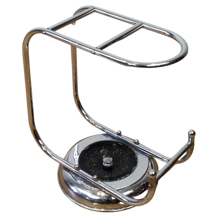 Chromed Umbrella Stand by Demeyere Belgium For Sale