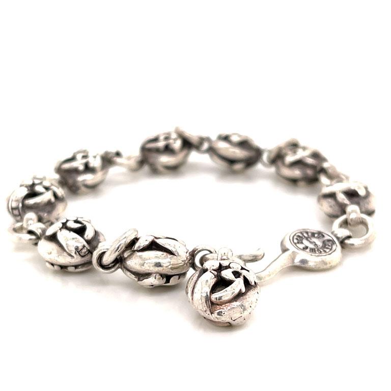 Chromehearts Dragon Chain Bracelet in Sterling Silver In Good Condition In Honolulu, HI