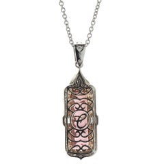 Chromia 18k Rose and White Gold John Dyer Pink Tourmaline and Diamond Necklace