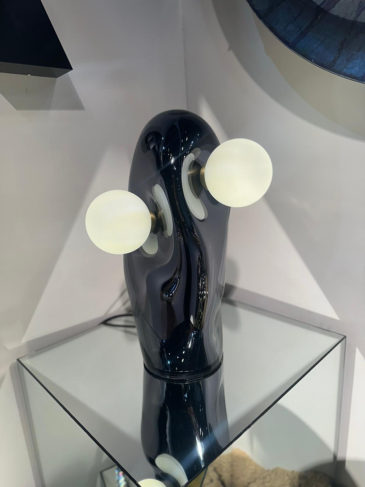 Turkish Chromite Lamp I Table Lamp by Homa For Sale