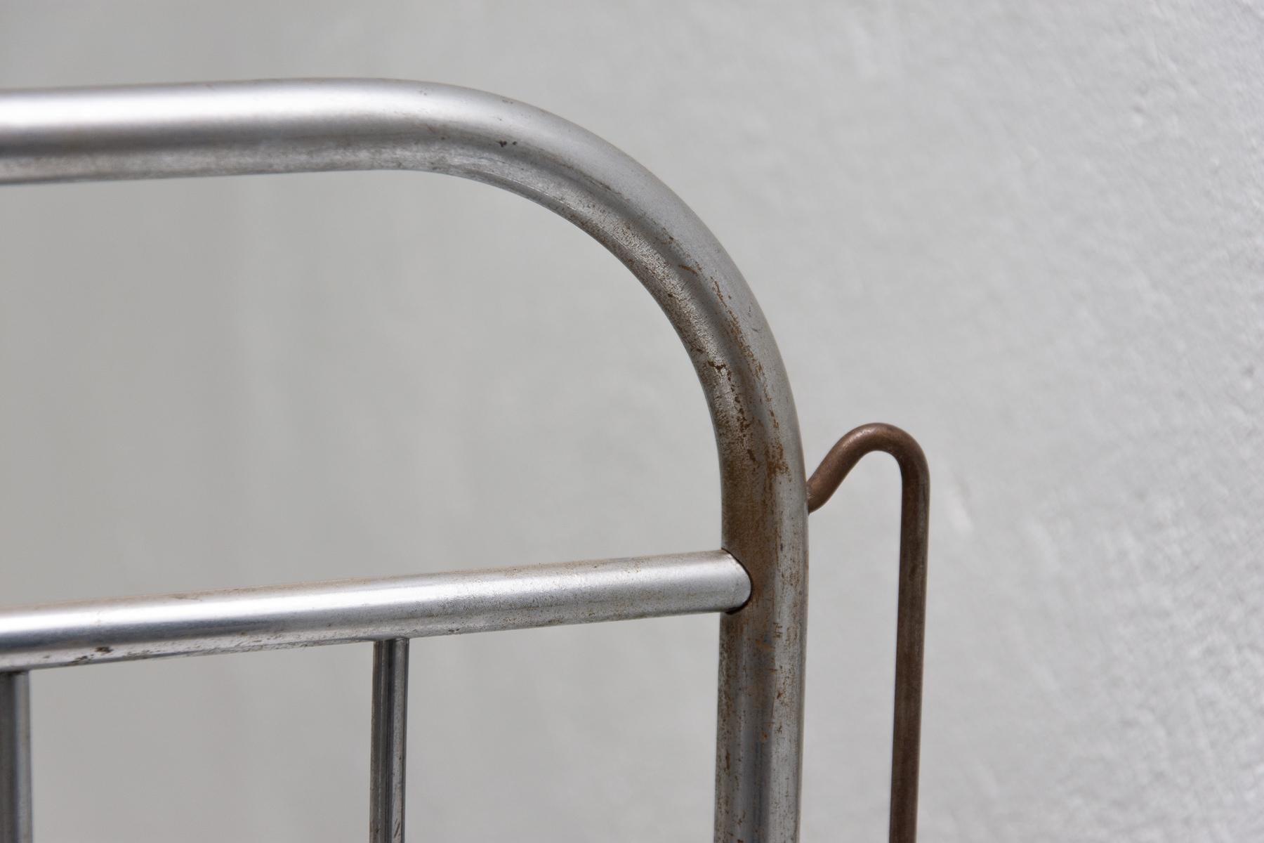 Czech Chromium-Plated Children Bed, Bauhaus Period, 1930s For Sale