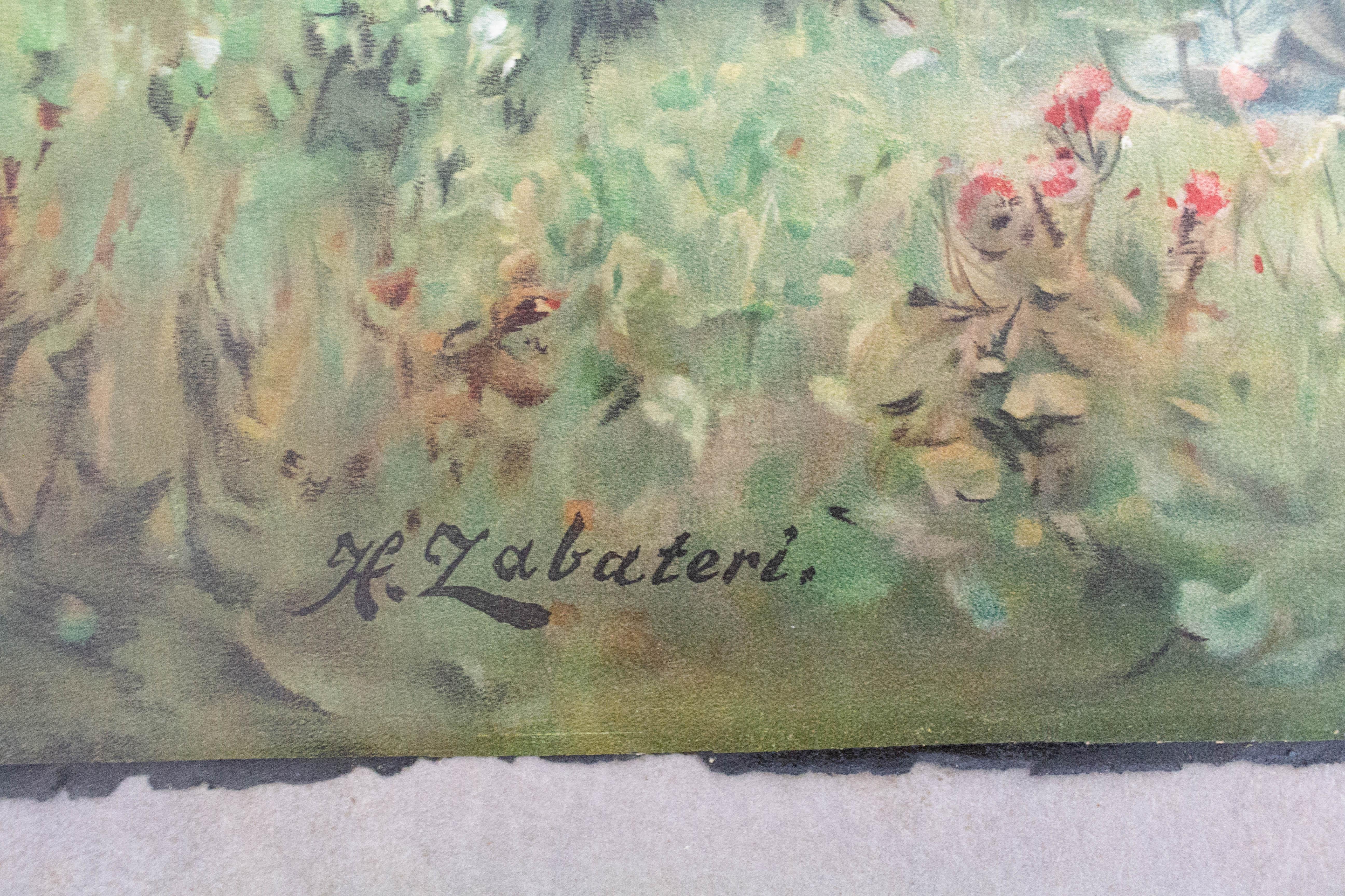 Chérubins au jeu par Zabateri (Hans Zatzka)
Imprimé à la fin du 19e siècle
Très bon état.

Pour l'expédition : 117/50/2 cm. 1 kg.