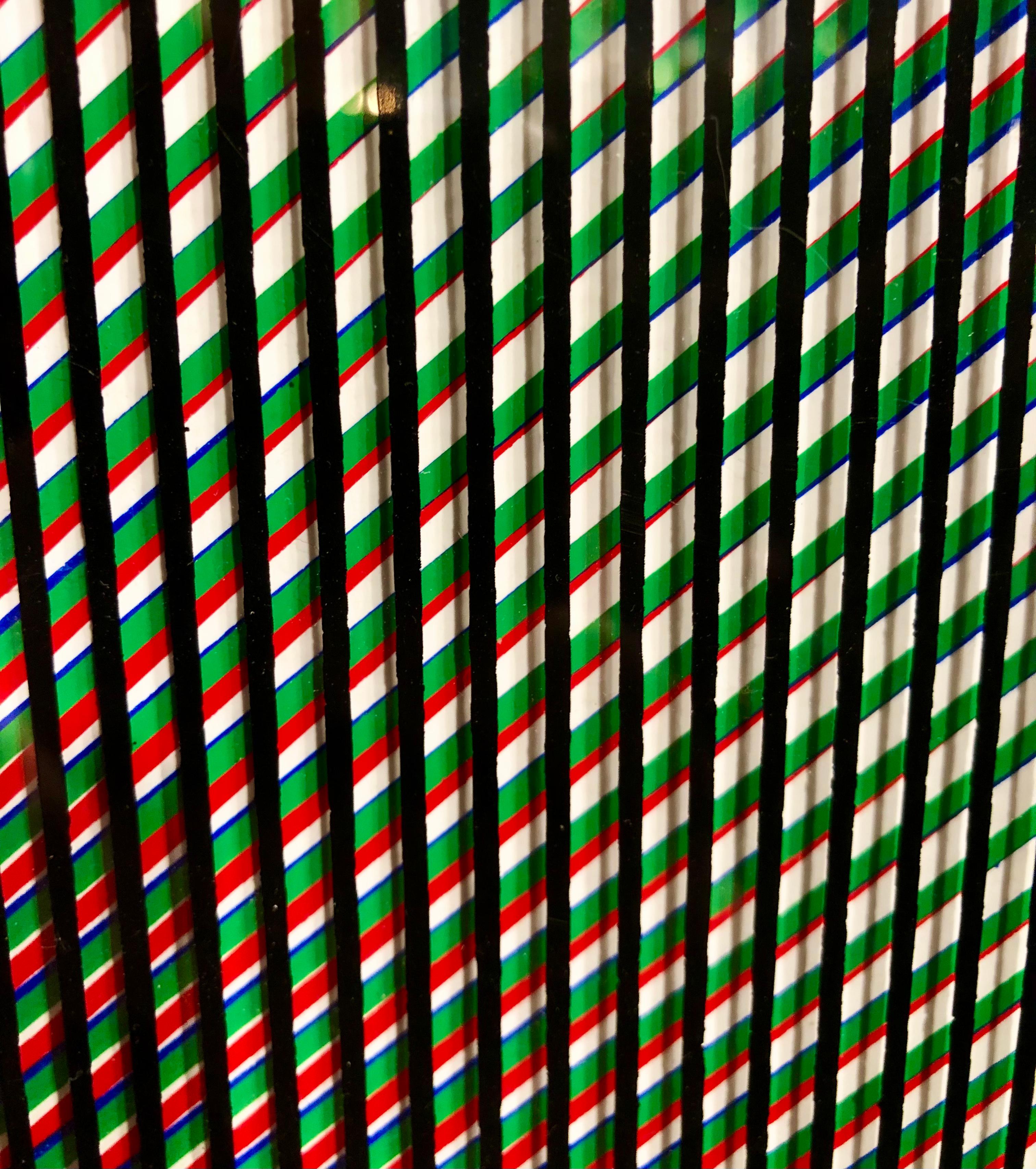 Mid modern century Kinetic work of art  by Carlos Cruz -Diez In Good Condition In Bruxelles, BE