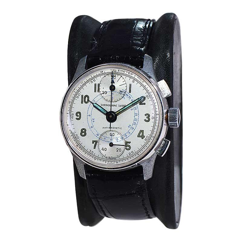 vintage chronographe suisse