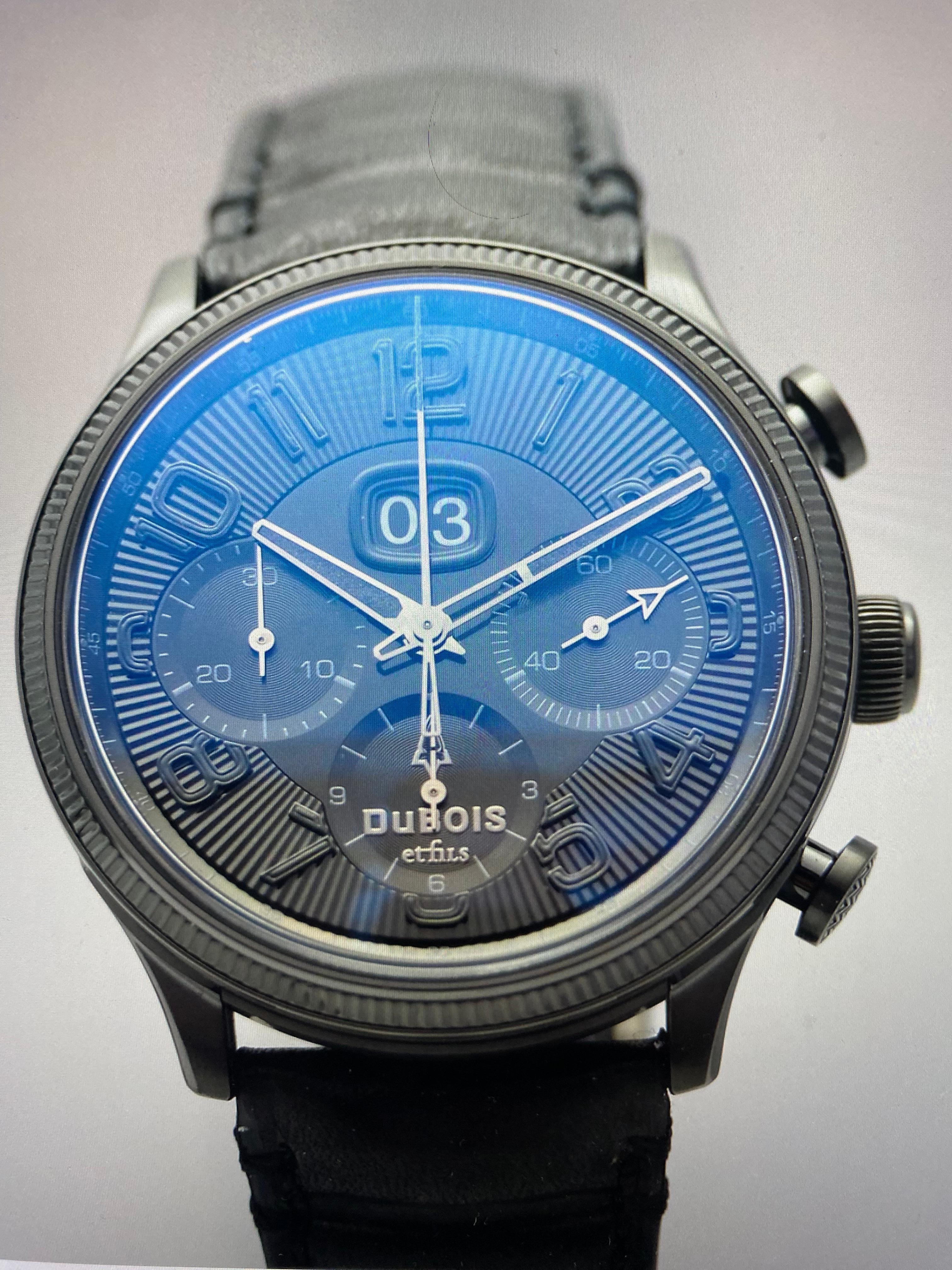 Chronographe Dubois et fils DBF001-03 For Sale 13