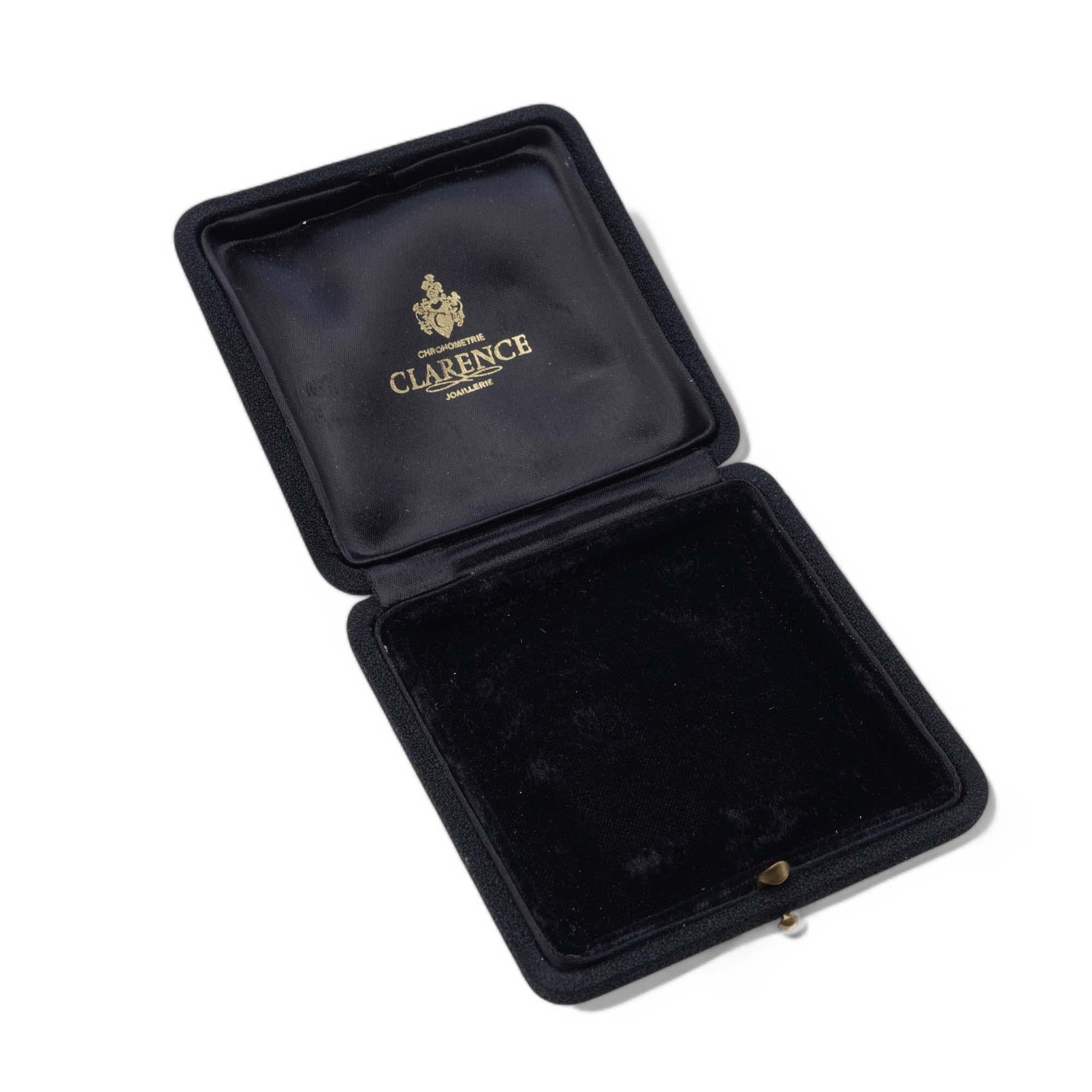 Chronométrie Clarence Brosche Box. (Europäisch) im Angebot