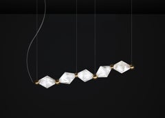 Chronos Bronze-Pendelleuchte von Alabastro Italiano