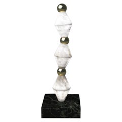 Lámpara de mesa Chronos Oro Brillante by Alabastro Italiano