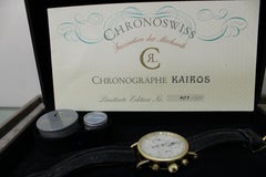 Chronoswiss Kairos Limited Edition 401/500, 18 Karat Gold Chronograph