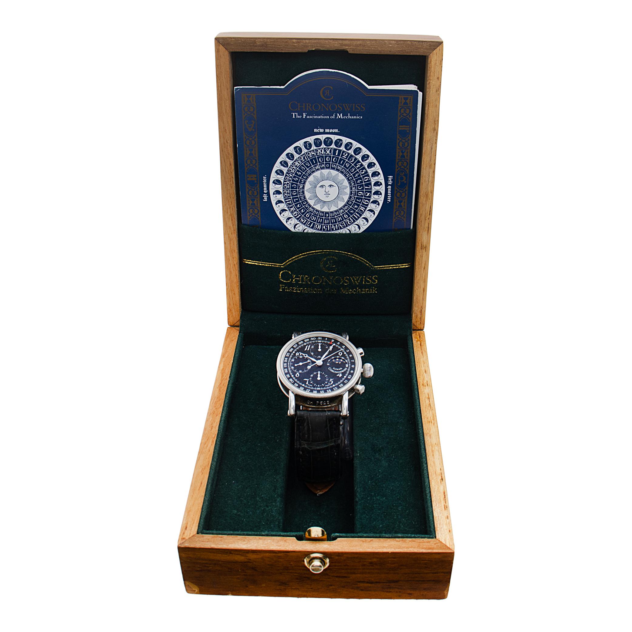 Chronoswiss Lunar Chronograph 38mm CH7523 For Sale 1