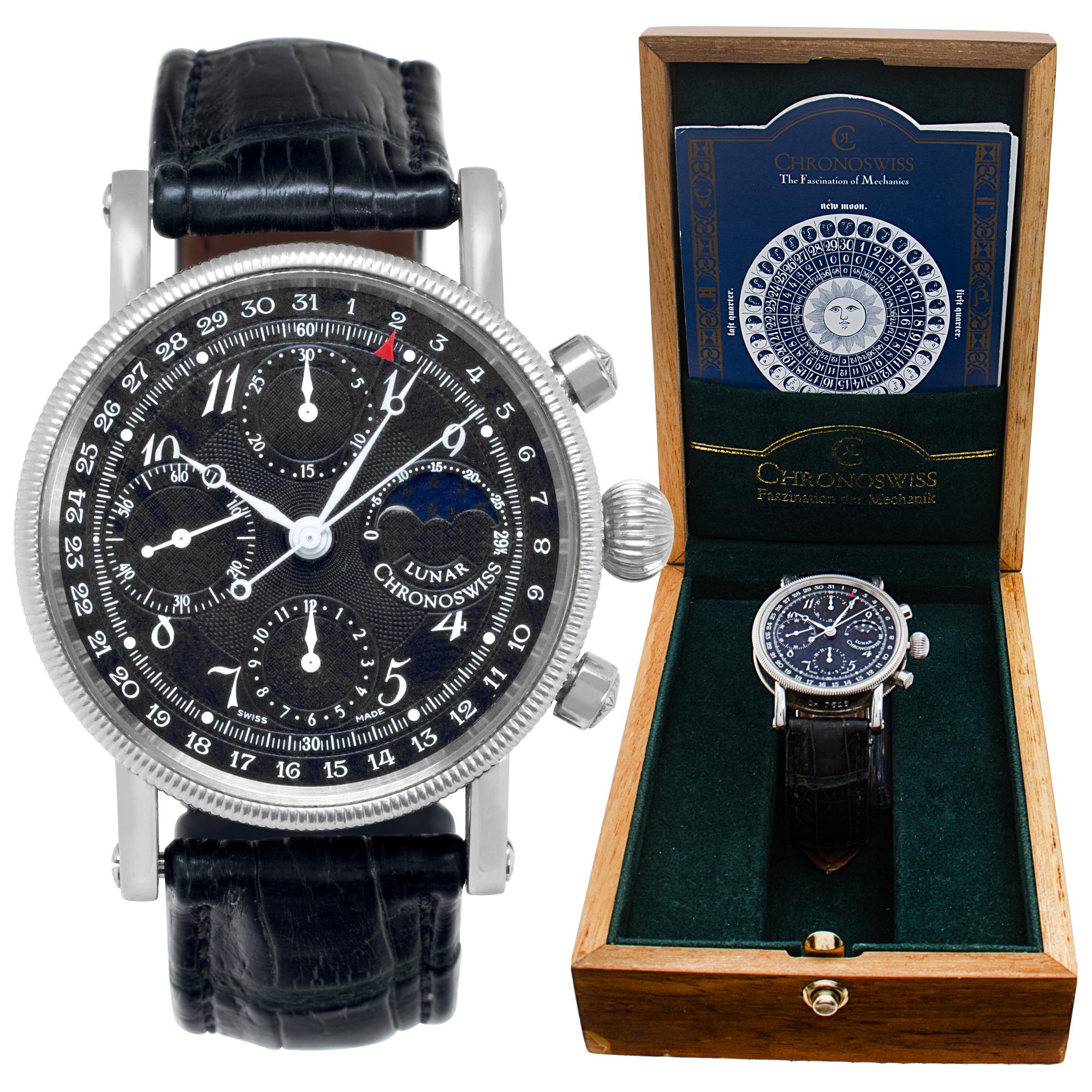 Chronoswiss Lunar Chronograph 38mm CH7523 For Sale 2