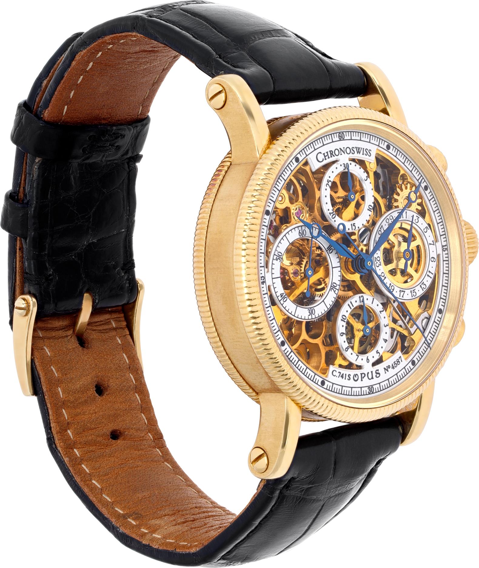 Chronoswiss Opus 37mm CH 7521 In Excellent Condition In Surfside, FL