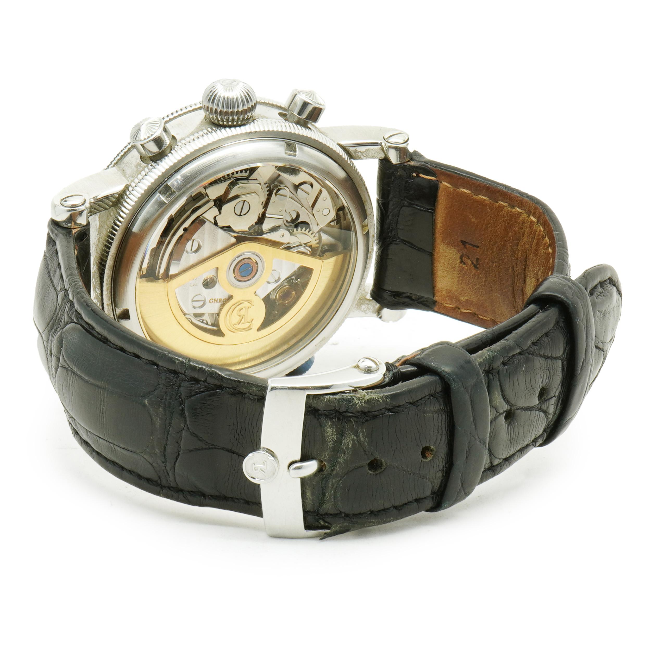 Chronoswiss Stainless Steel Tora In Excellent Condition For Sale In Scottsdale, AZ