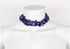 Chrsitian Lacroix  Vintage Crystal Choker Necklace
