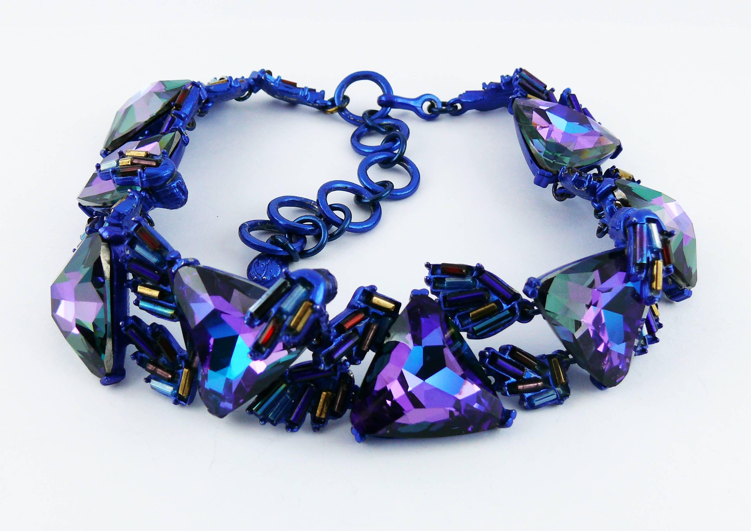 Chrzitischer Lacroix  Choker-Halskette aus Kristall im Zustand „Gut“ im Angebot in Nice, FR