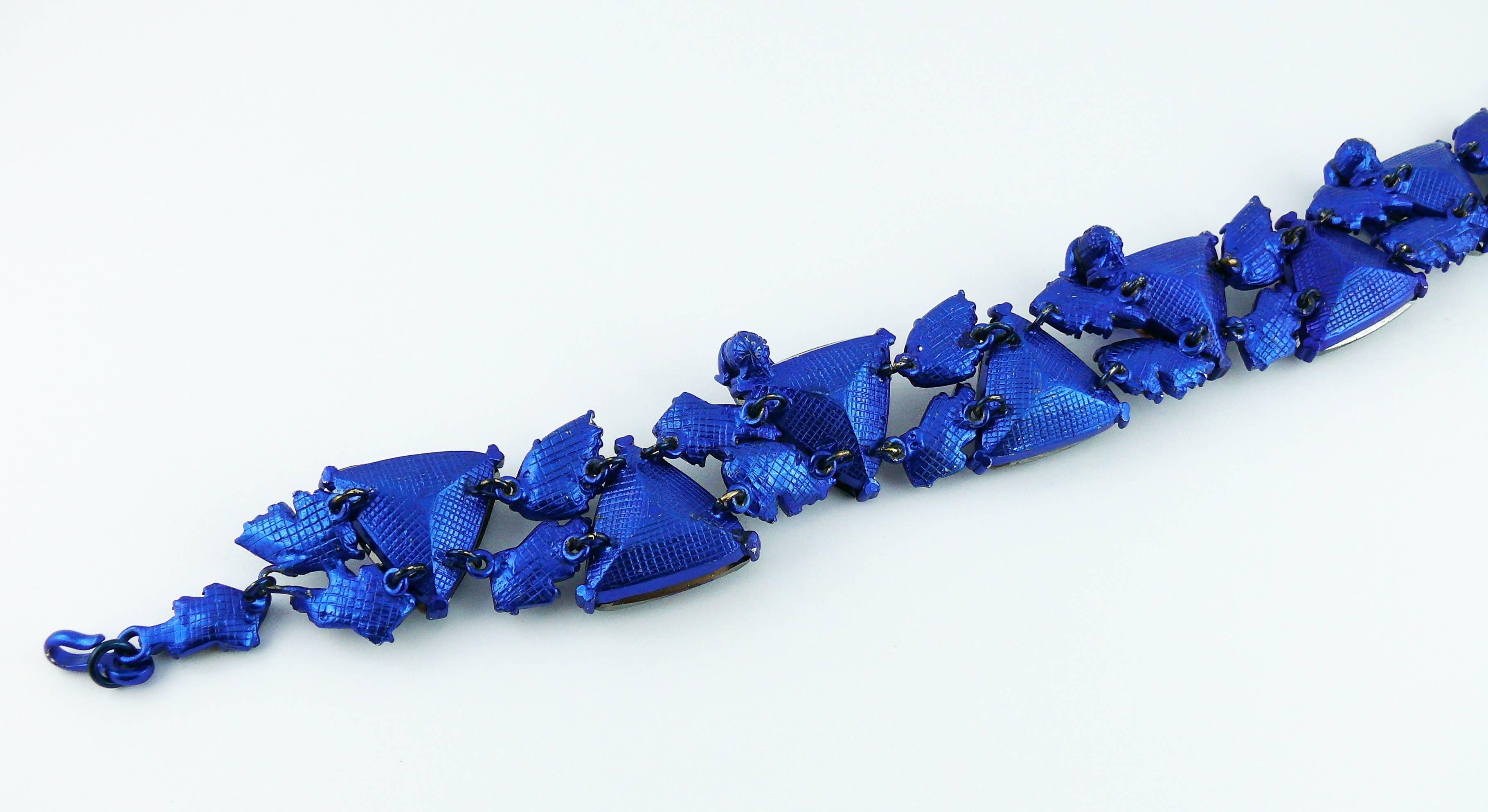 Chrsitian Lacroix  Vintage Crystal Choker Necklace For Sale 1