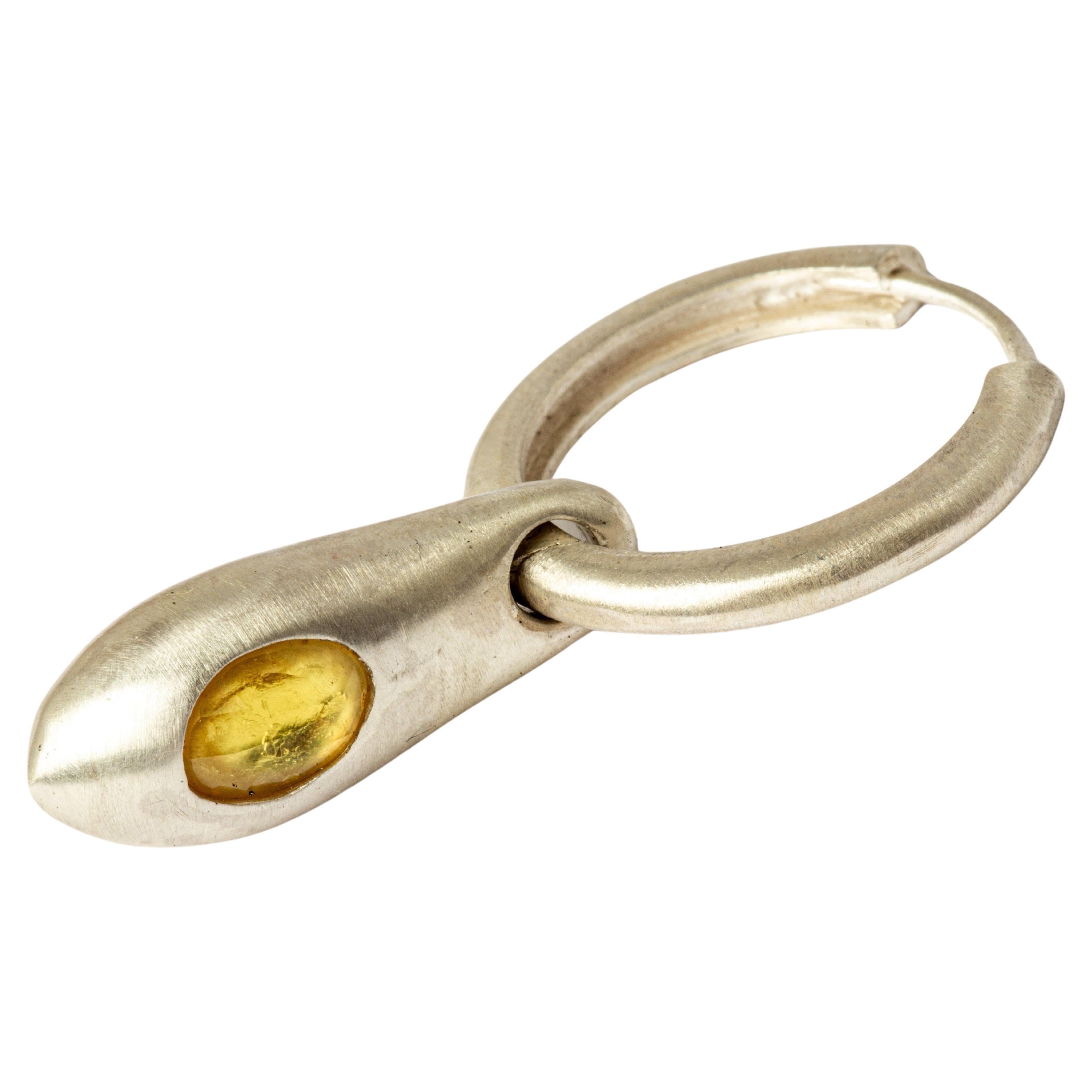 Chrysalis Earring (0.8 CT, Yellow Sapphire, MA+SAF)